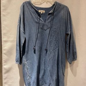 Madewell denim dress Sz S